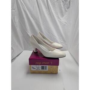 NEW EASY STREET women fabulous heels in white
